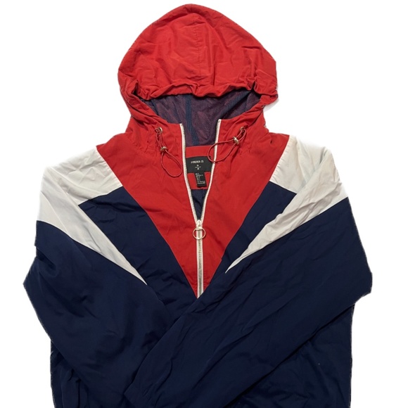 Forever 21 Wind Breaker/ Rain Jacket Sz LG - Picture 1 of 2